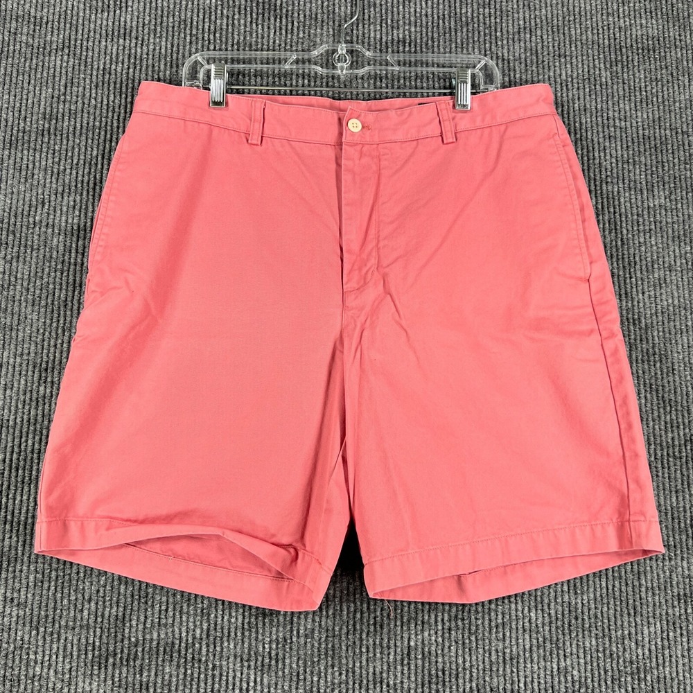 Vineyard Vines Shorts Mens 36 Pink Chino Casual Outdoor Golf 9" Inseam
